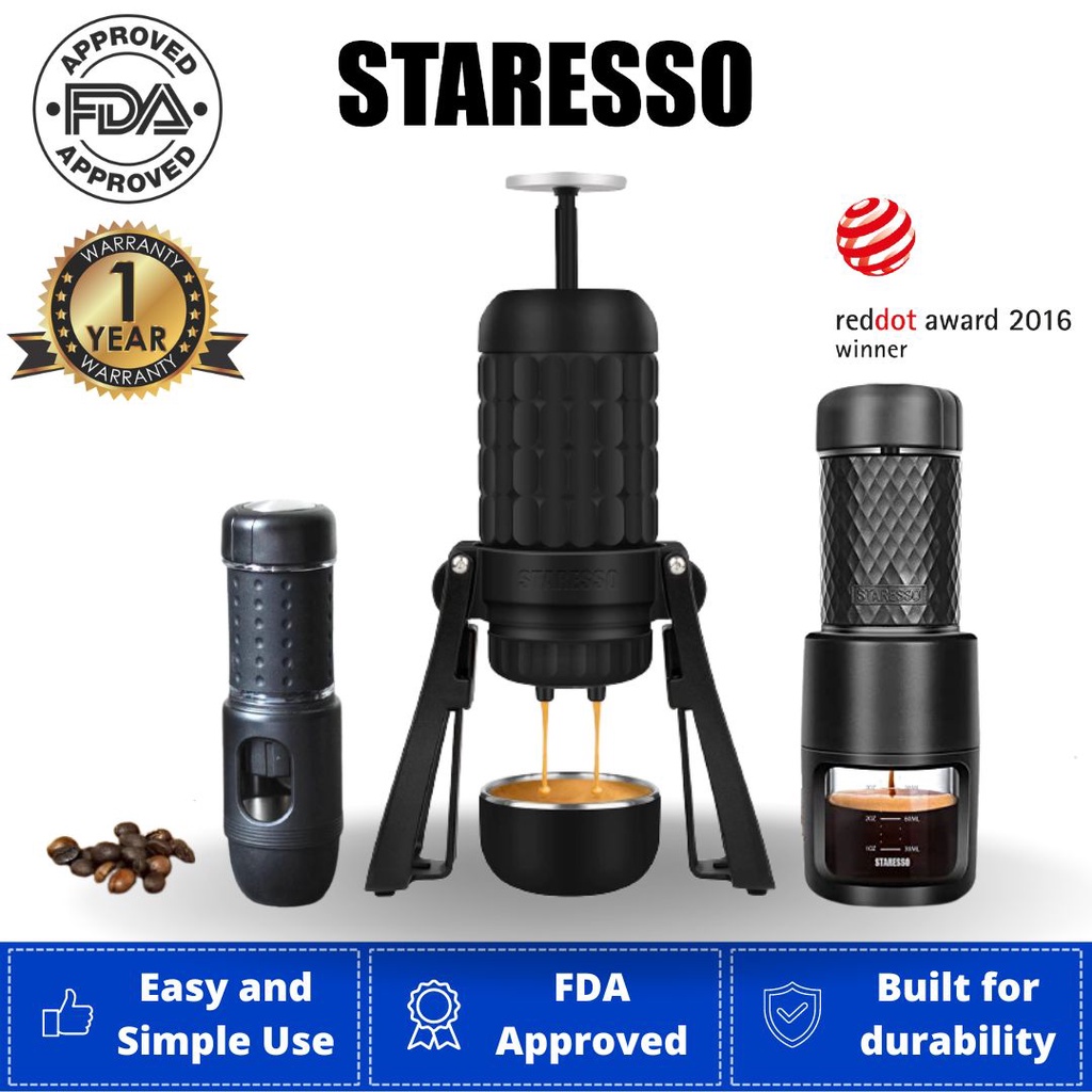 STARESSO Portable Espresso Coffee Maker Series SP200 SP200M SP300