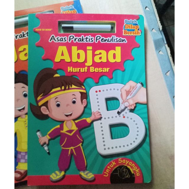 Buku BOARD KERAS ABC, Alif Ba Ta boleh TULIS DAN PADAM | Shopee Malaysia
