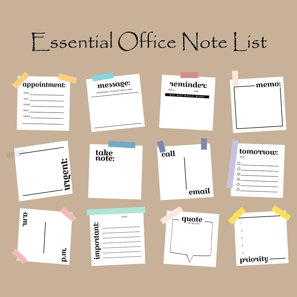80pcs 80gsm Office Memo / To Do List Memo Pad / Reminder / Note Pad