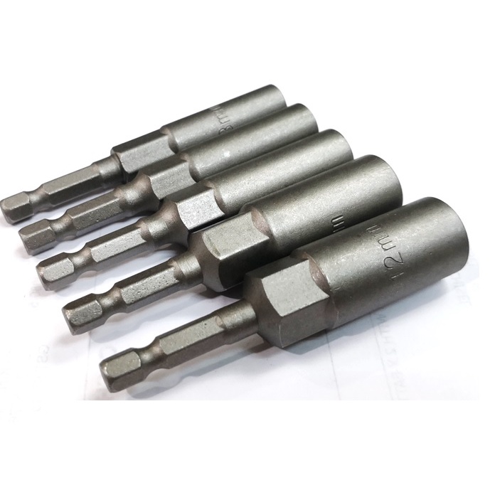 Hex Shank 10mm Hexagonal Deep Socket Nut Driver Bit Shopee Malaysia