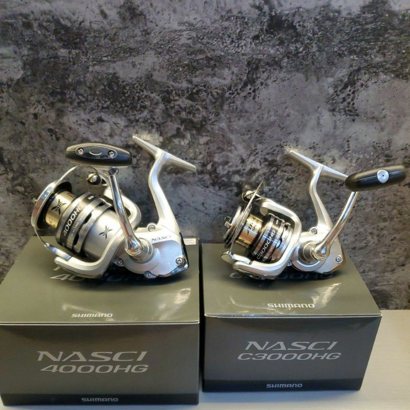 shimano 13 nasci 4000hg spinning reel a-rb 13' Shimano Nasci Spinning Reel c3000/c3000hg/4000hg