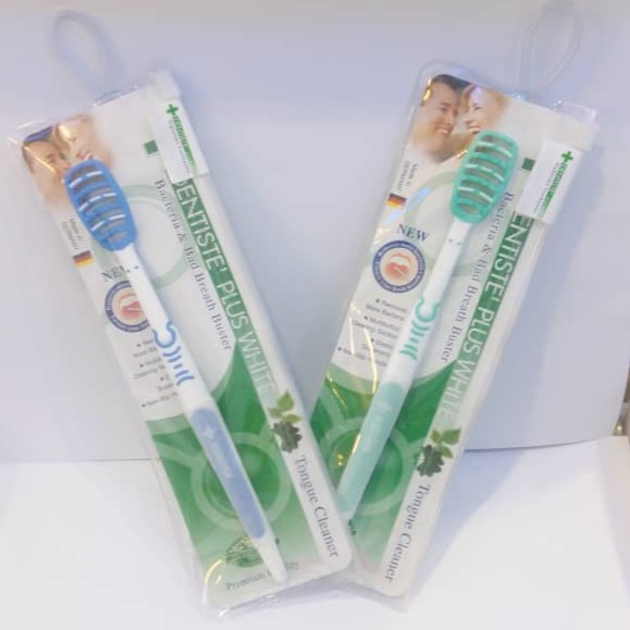 DENTISTE PLUS WHITE TONGUE CLEANER BACTERIA & BAD BREATH BUSTER