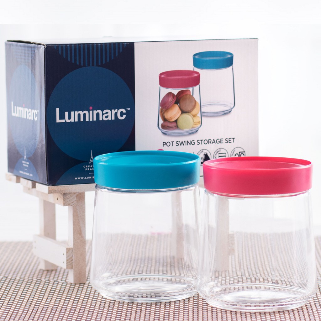 Luminarc Pot Swing Q6478 750mL Air Tight Glass Jar | Shopee Malaysia