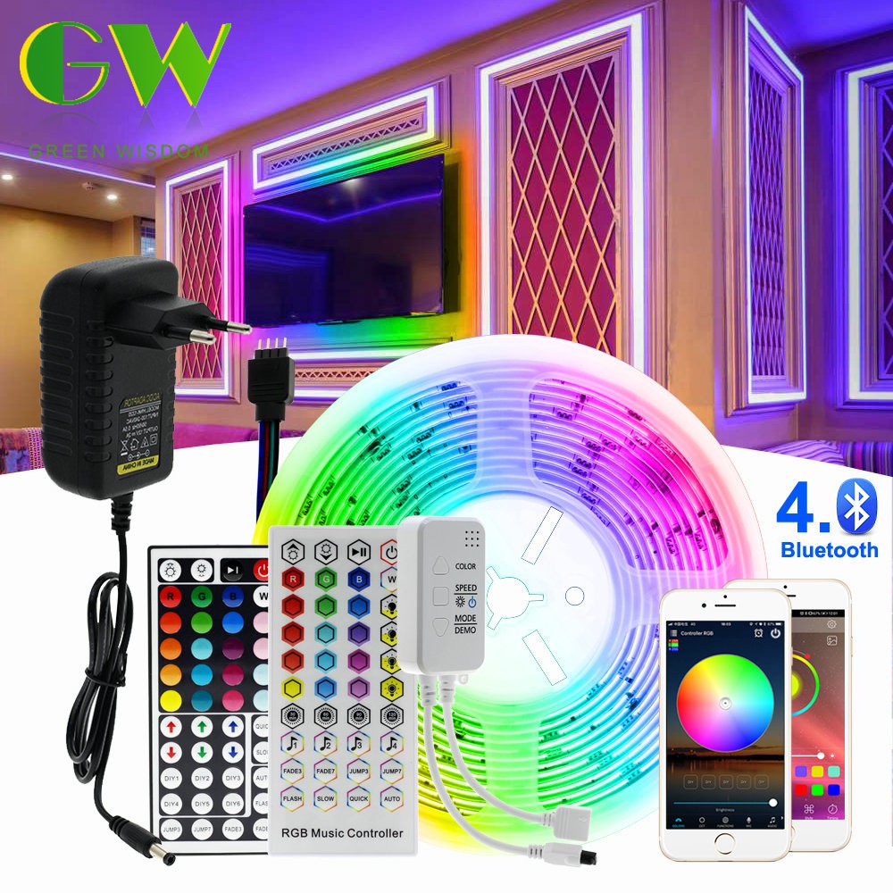 Ready Stock Gw Led Strip Light 5m 10m 15m 20m Rgb Led Light Strip Usb 2835 5050 Waterproof 