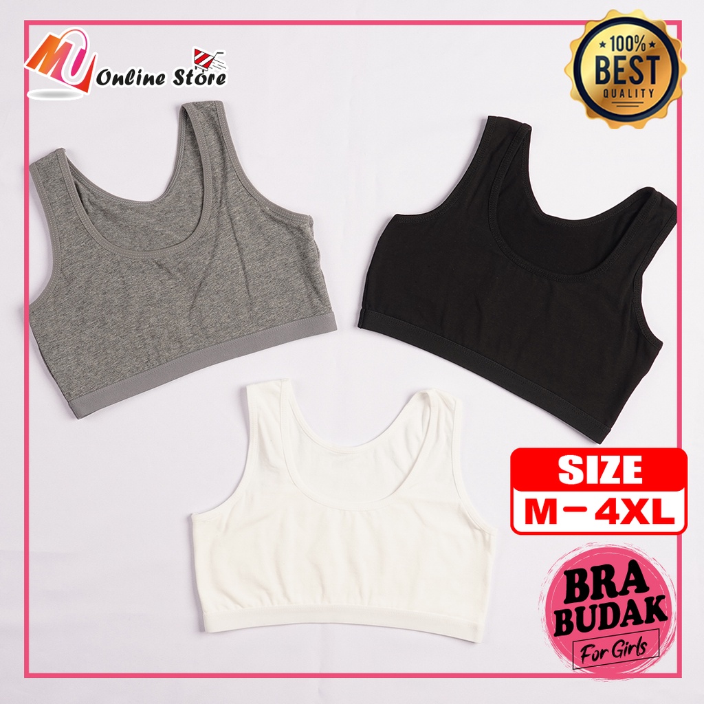 MU BRA SINGLET KANAK KANAK PEREMPUAN / GIRLS TUBE BRA / BRA TIUB BUDAK ...