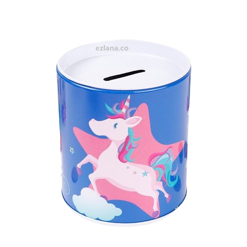 Fancy Unicorn Tabung Duit Kertas Syiling Kanak-kanak | Piggy Bank For ...