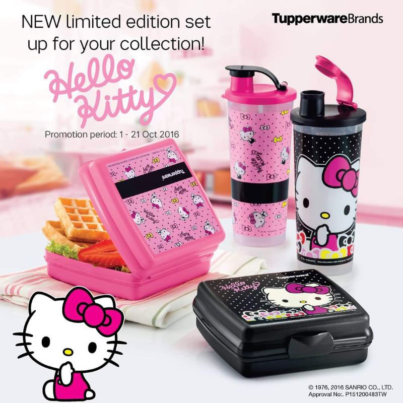 Tupperware Hello Kitty Meal Time