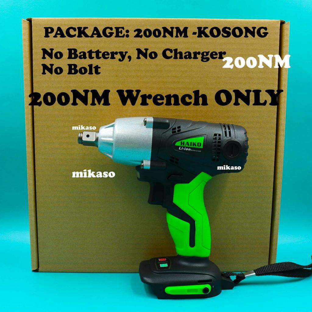 [200nm] MIKASO Cordless Impact Wrench Machine Only Shopee Malaysia