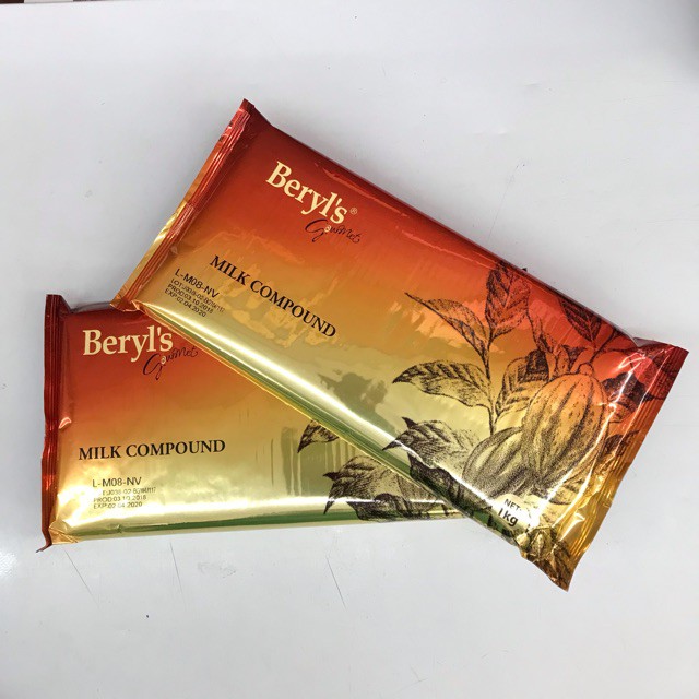 BERYL'S DARK CHOCOLATE, MILK CHOCOLATE, WHITE CHOCOLATE COMPOUND BAR ...