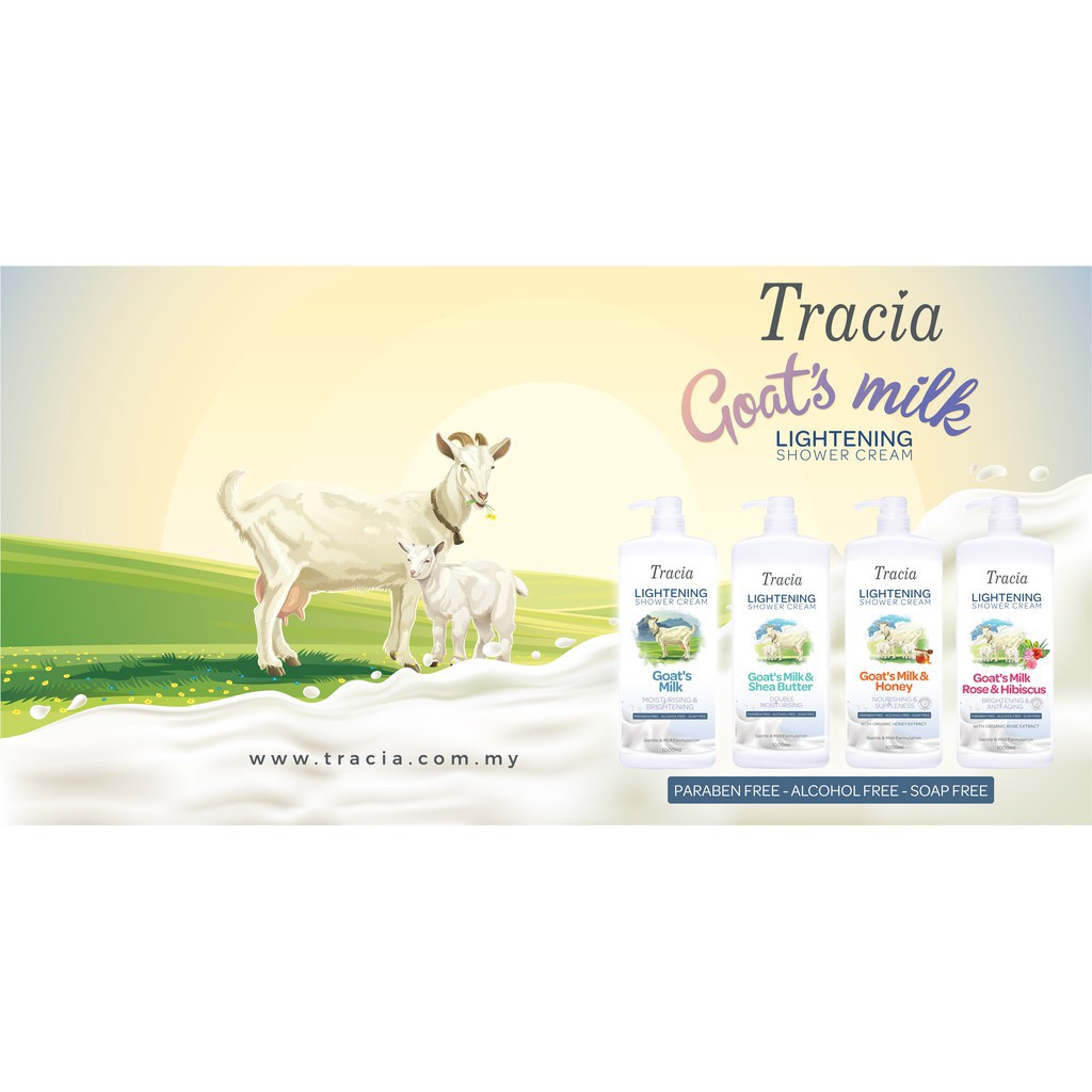 TRACIA LIGHTENING SHOWER CREAM 1000ML Shopee Malaysia