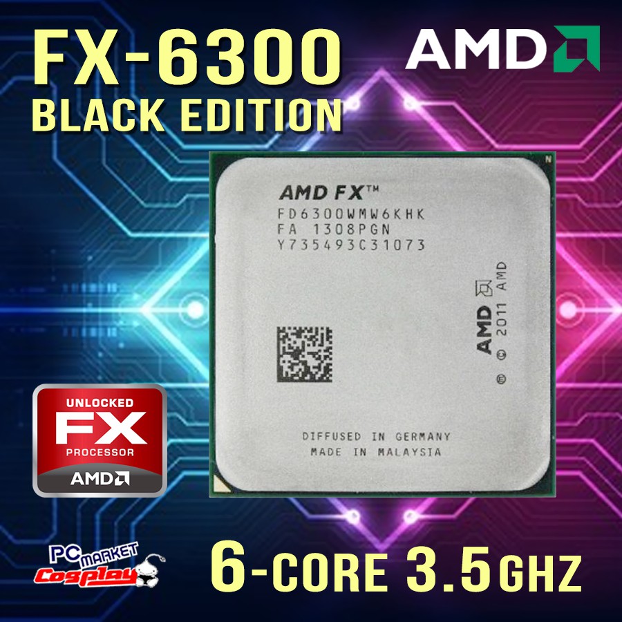 AMD FX-6300 6-Core Black Edition AM3+ Processor (Refurbished) | Shopee ...