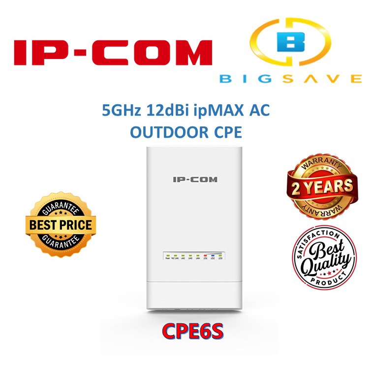IP-COM CPE6S 5GHz 12DBI IPMAX AC OUTDOOR CPE | Shopee Malaysia
