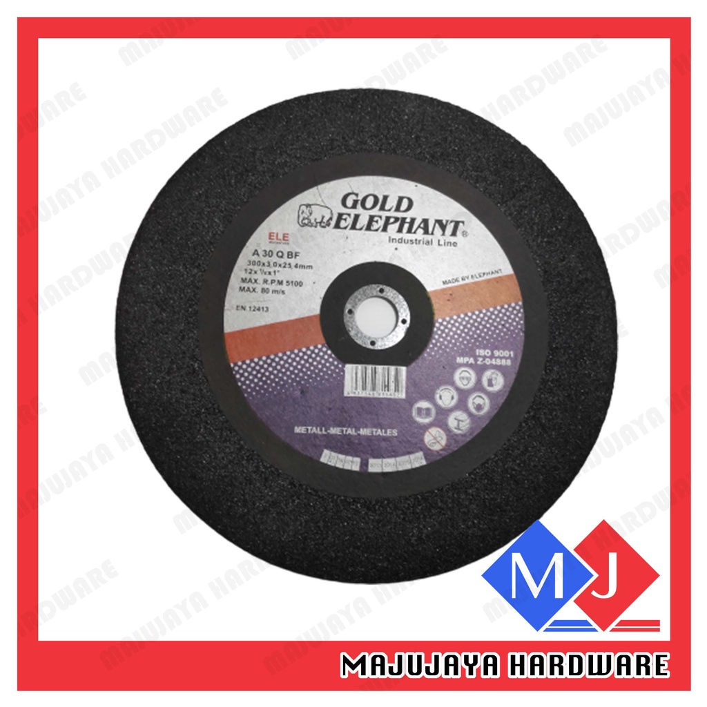 GOLD ELEPHANT 300 X 3.0 X 25,4 mm Profile Cutting Machine Grinding Disc