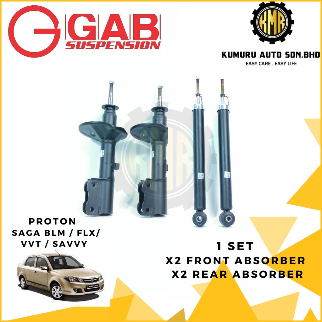 (2@pcs) GAB Gas Front Rear Absorber Proton Saga BLM FLX Savvy | Shopee ...
