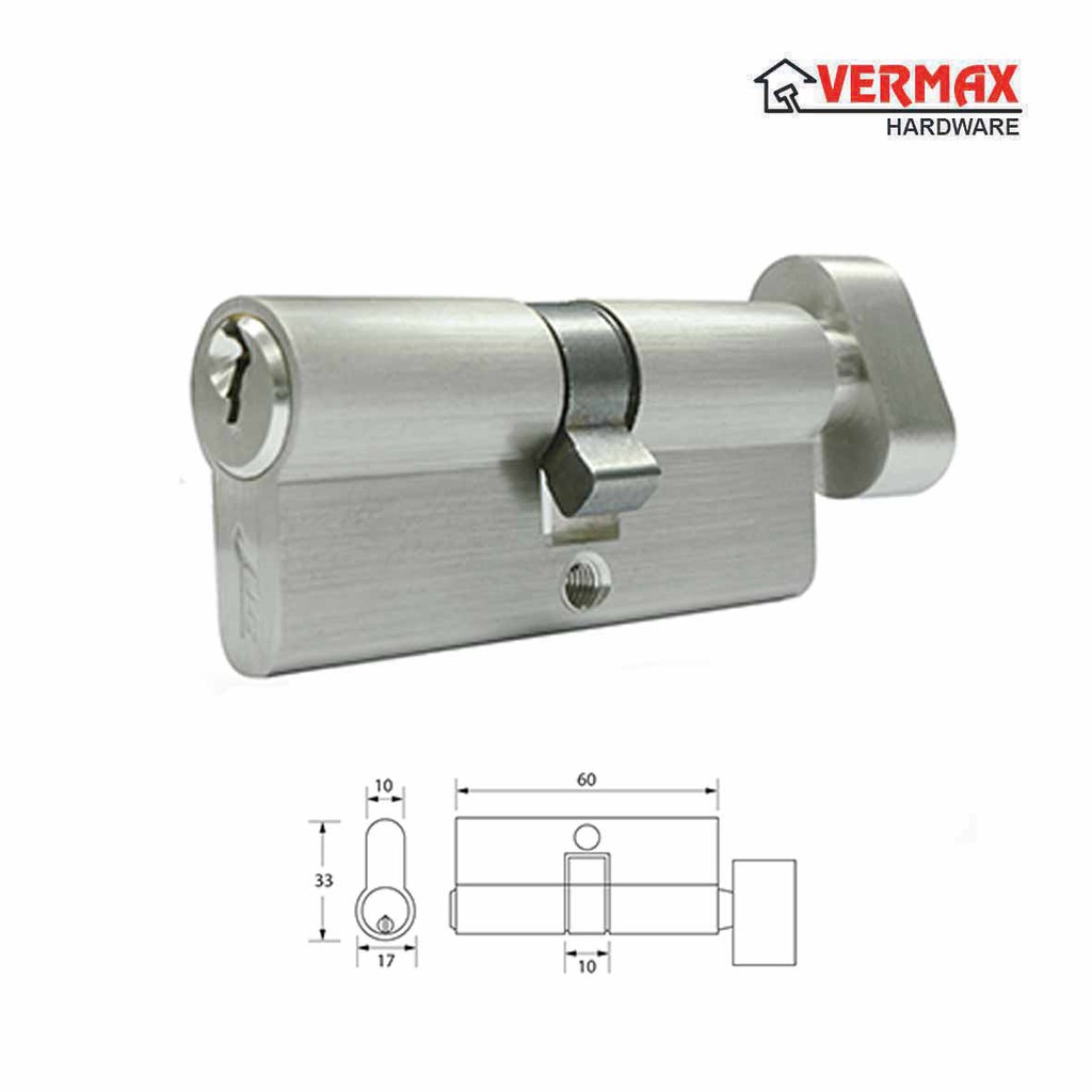 [Original JTC Brand] Cylinder Profile Door Lock / Thumbturn / Key Cylinders Lock Mortise/ Tombol