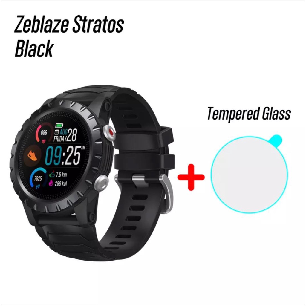 Zeblaze Stratos 2 Lite Outdoor GPS Smart Watch Built in GPS Multiple Sport  Modes Compass 24H Health Tracking 5 ATM Watch