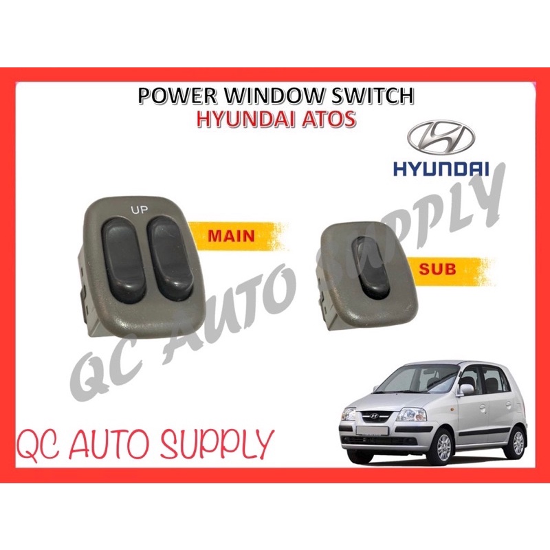 93570-02000 OR PWR-S-ATOS BRAND J&J POWER WINDOW SWITCH (MAIN 7PIN OR ...