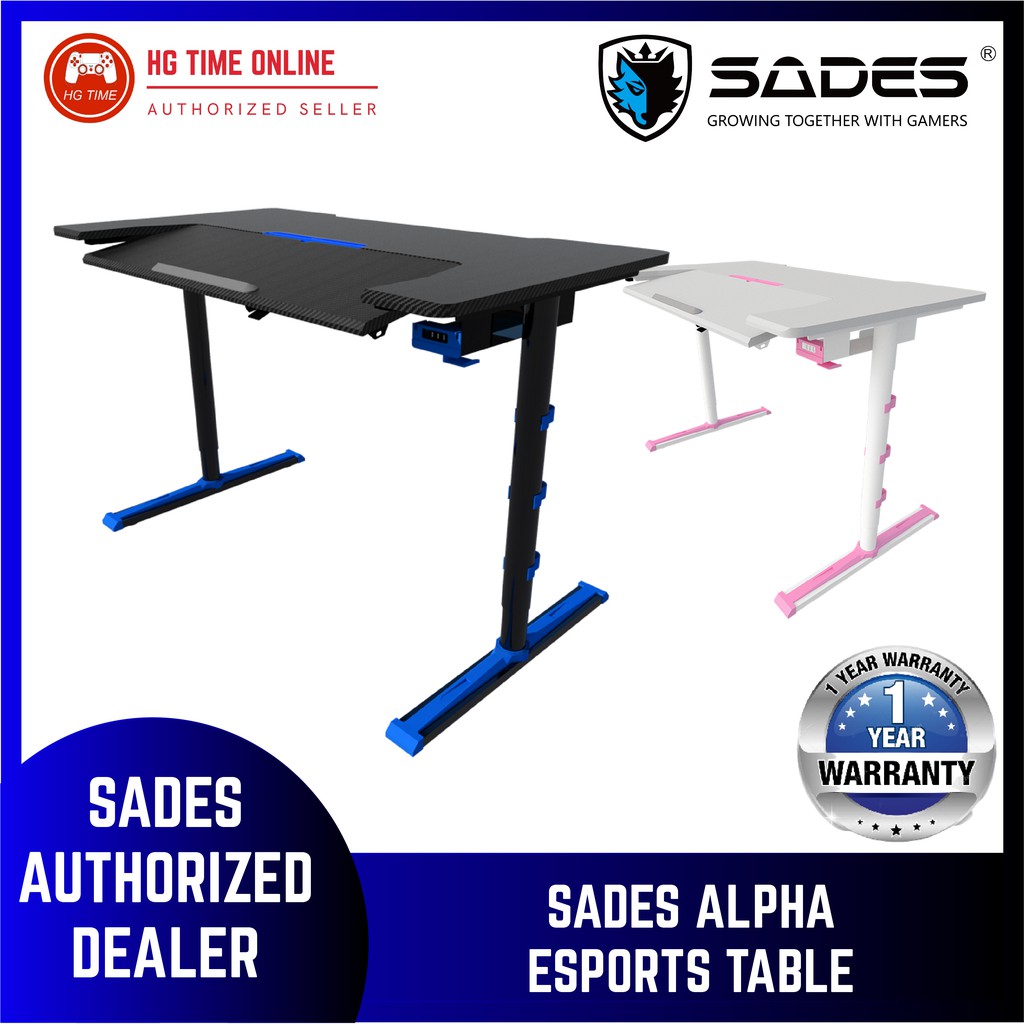 Sades Alpha ESports Gaming Table Shopee Malaysia
