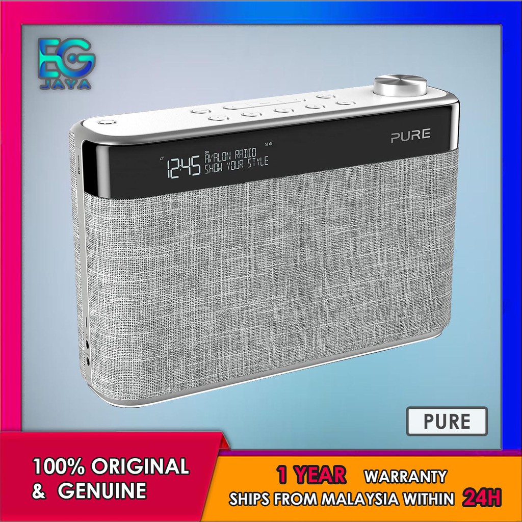 Pure Avalon N5 DAB+/DAB/FM Digital Radio with Bluetooth, Alarms/Timers