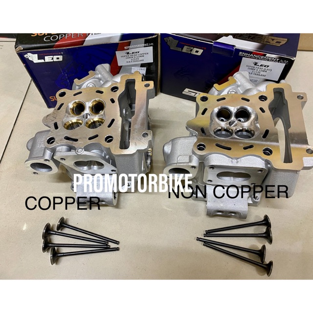 LEO SUPER HEAD RACING COPPER LC135 / Y15 Y15ZR 20x23MM TAHILAND ...