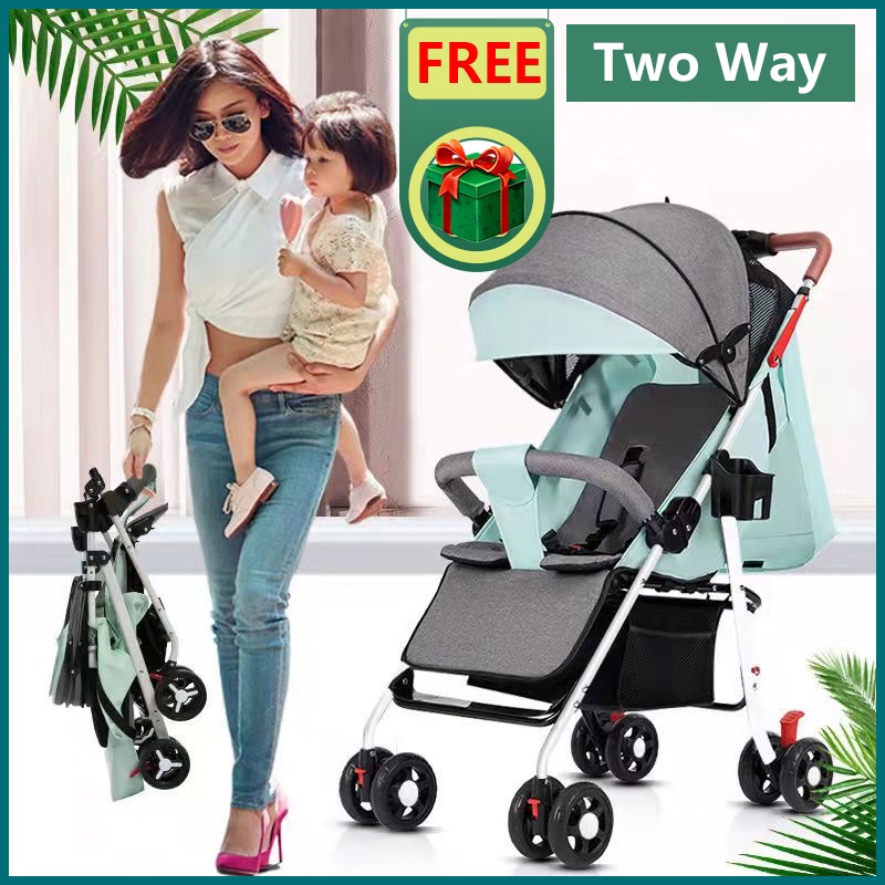 ready stock two way facing stroller baby murah baby New Born compact ...