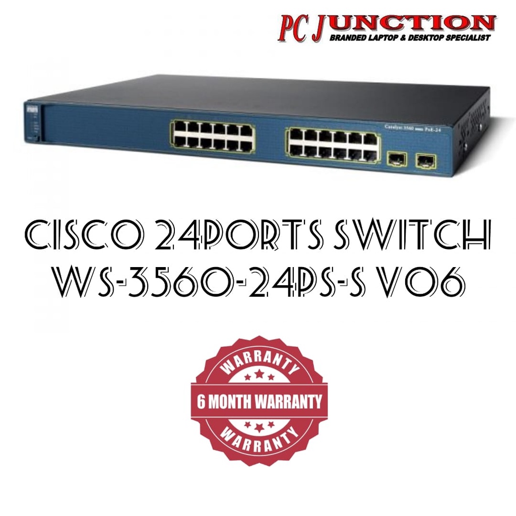 Cisco WS-C3560-24PS-S V06 Switch 24Ports | Shopee Malaysia
