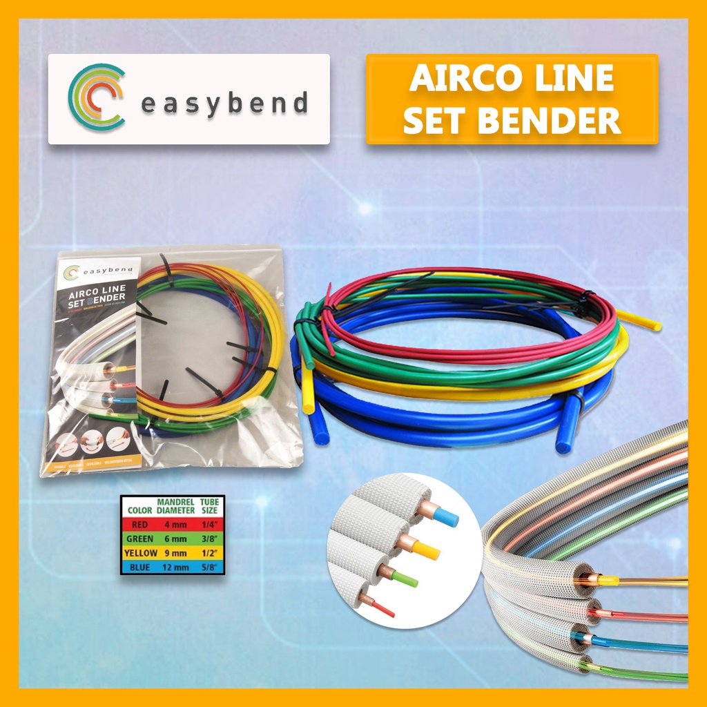 Easybend Airco Line Set Bender For Soft Copper 1/4" 3/8" 1/2" 5/8