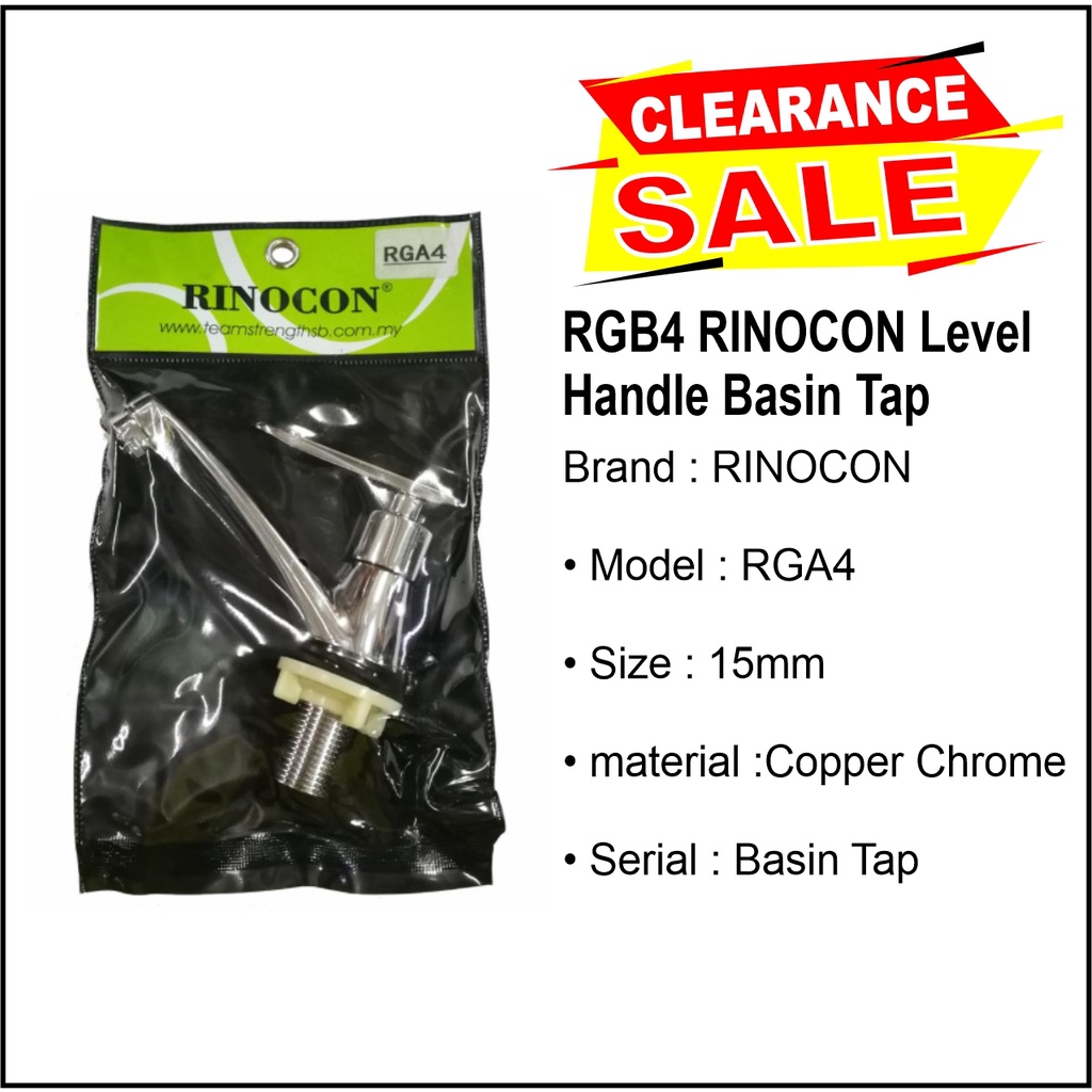 RGB4 RINOCON Level Handle Basin Tap | Shopee Malaysia