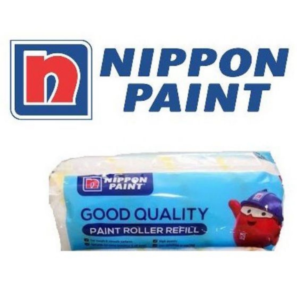 7" NIPPON PAINT Polyester Roller Handle Good Quality Refill Refills ...