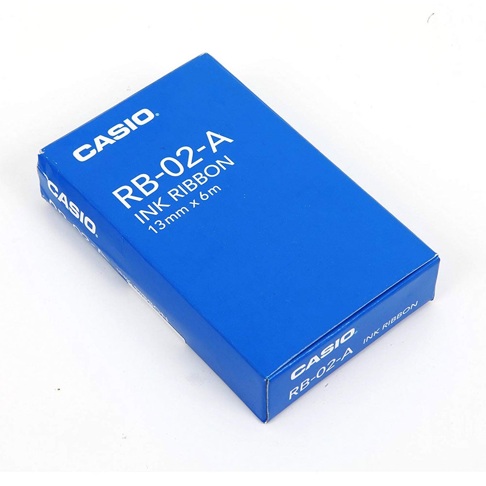 Casio Inked Ribbon - 13mm x 6m, Red on Black (RB-02) | Shopee Malaysia