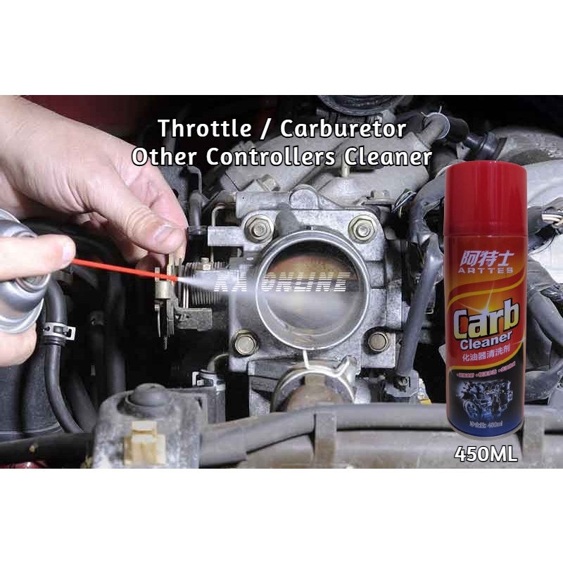 ARTTES 450ml Carburetor & Choke Cleaner Injector Throttle Body Cleaner