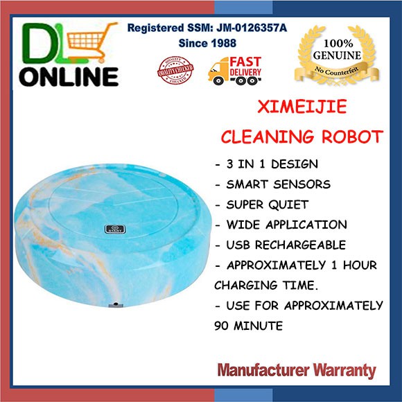 3 In 1 Multifunctional Smart Sweeper Vacuum Cleaner Rechargeable