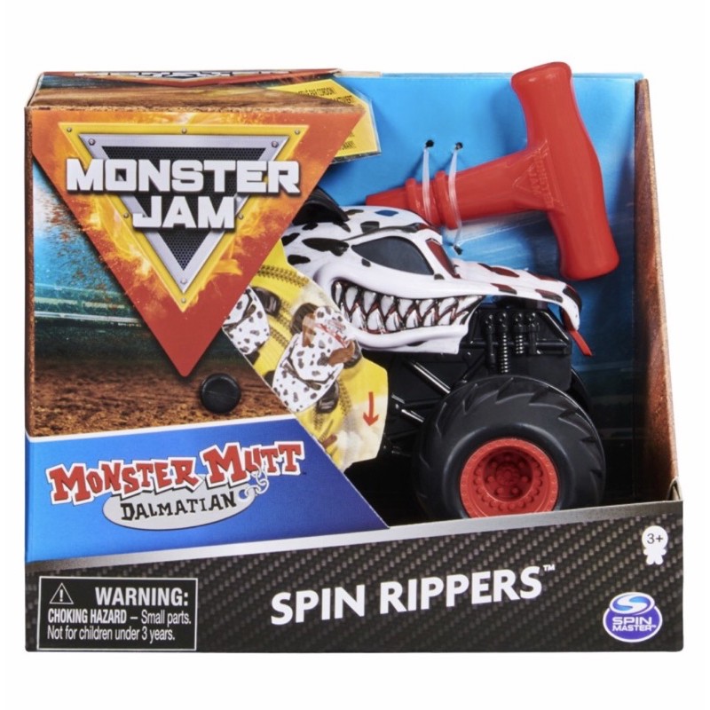 🔥NEW🔥 Monster Jam Spin Rippers: MONSTER MUTT DALMATION | Shopee Malaysia