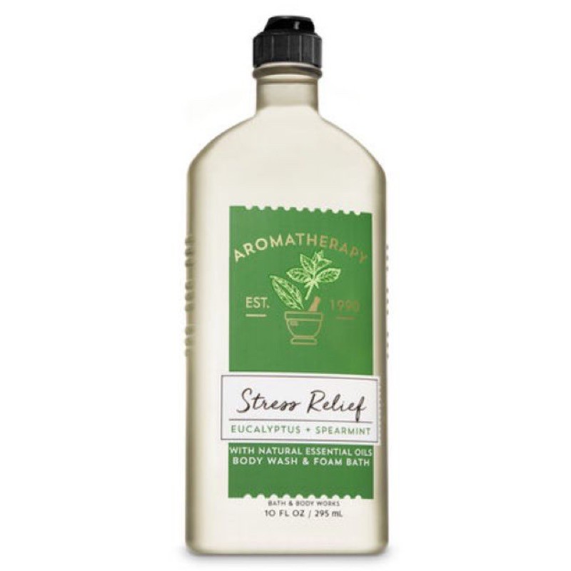 BATH & BODY WORKS Aromatherapy Stress Relief Shower Gel (Eucalyptus