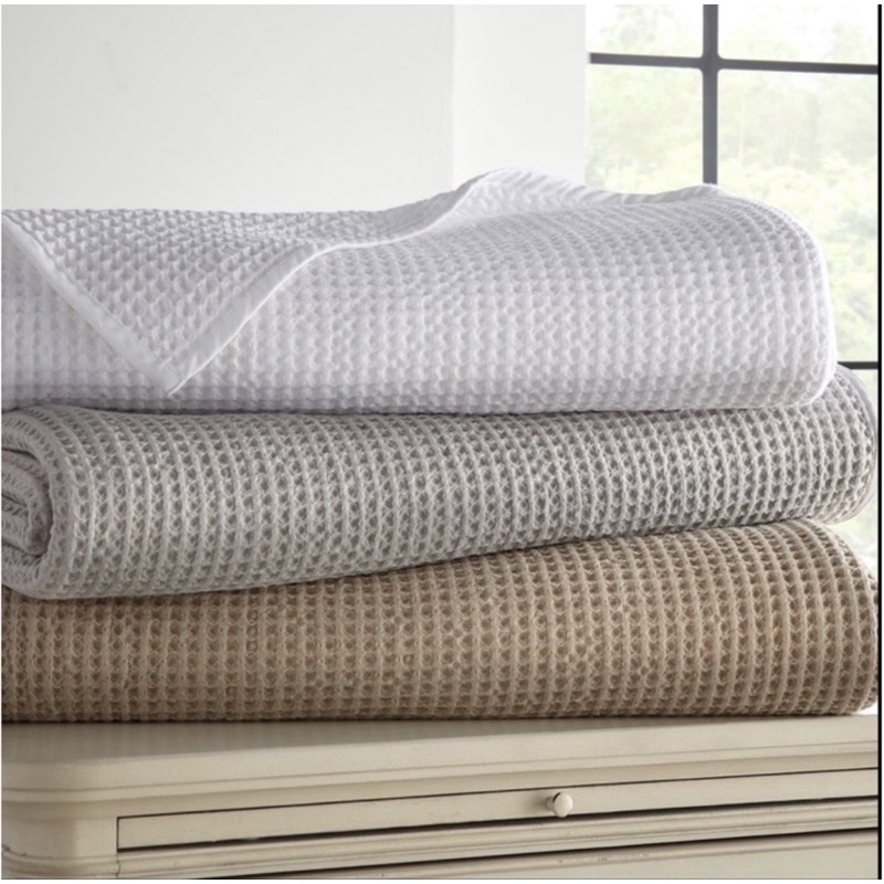 Waffle Blankets Hospital,s & Hotel,s Luxury 100 Cotton THERMAL QUEEN