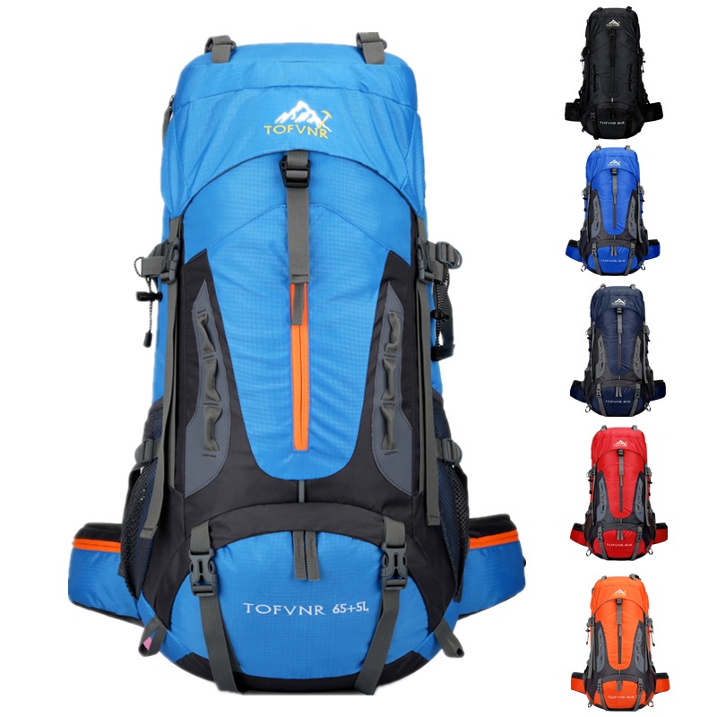65L+5L Hiking Backpack Waterproof Camping Backpack /Climbing Travel ...