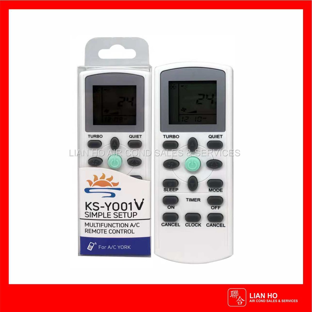 Multifunction Air Cond Remote Control (KS-Y001V) | Shopee Malaysia