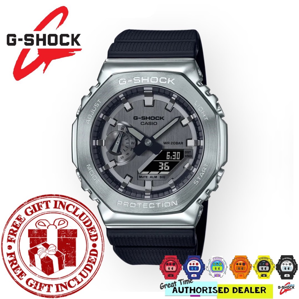 (READY STOCK) Official Marco Warranty CASIO G-SHOCK GM2100 1A Metal ...