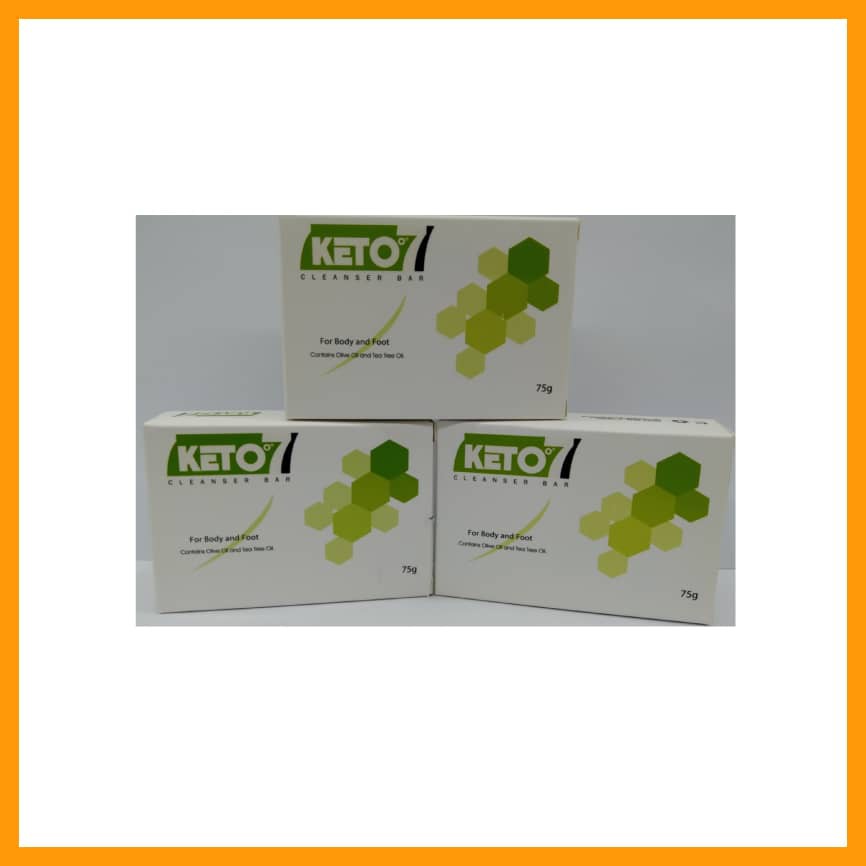Keto 7 Antifungal Soap Bar 75gm (box) Shopee Malaysia