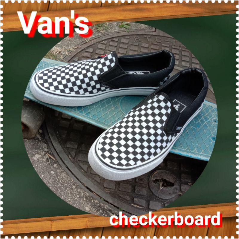 🔥READY STOCK HOT SELLING VANS CHECKBOARD SLIP ON🔥 | Shopee Malaysia