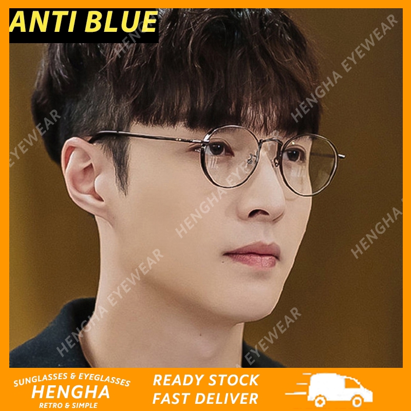 READY STOCK Korean Fashion Eyeglasses Frame Round Frame Glasses Women Men Cermin Mata Bulat Shopee Malaysia