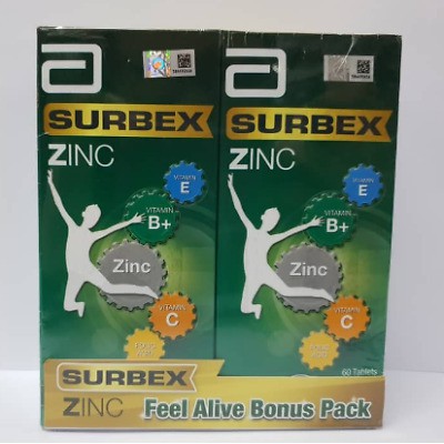 Abbott Surbex Zinc B-plus (2 X 60's) | Shopee Malaysia