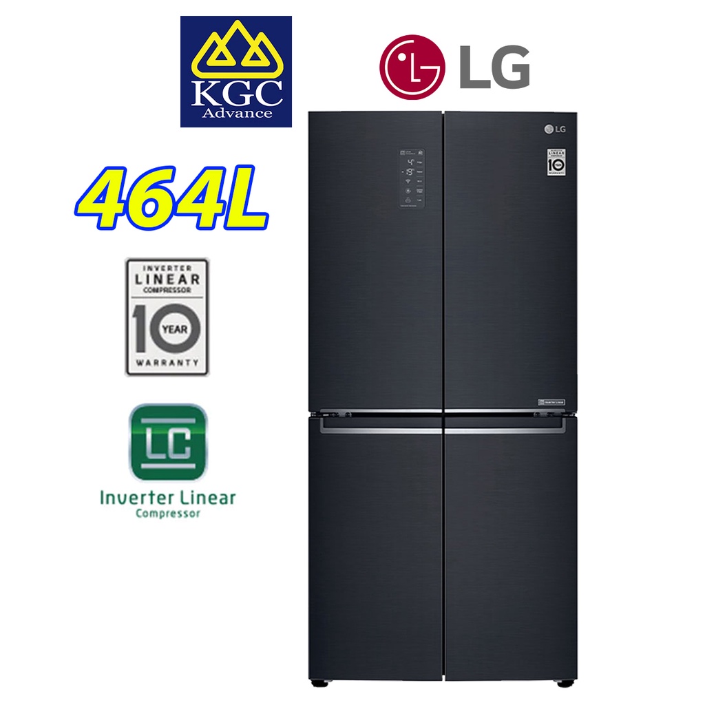 [Free Installation] LG 464L GCB22FTQPL 4Door Slim French Door