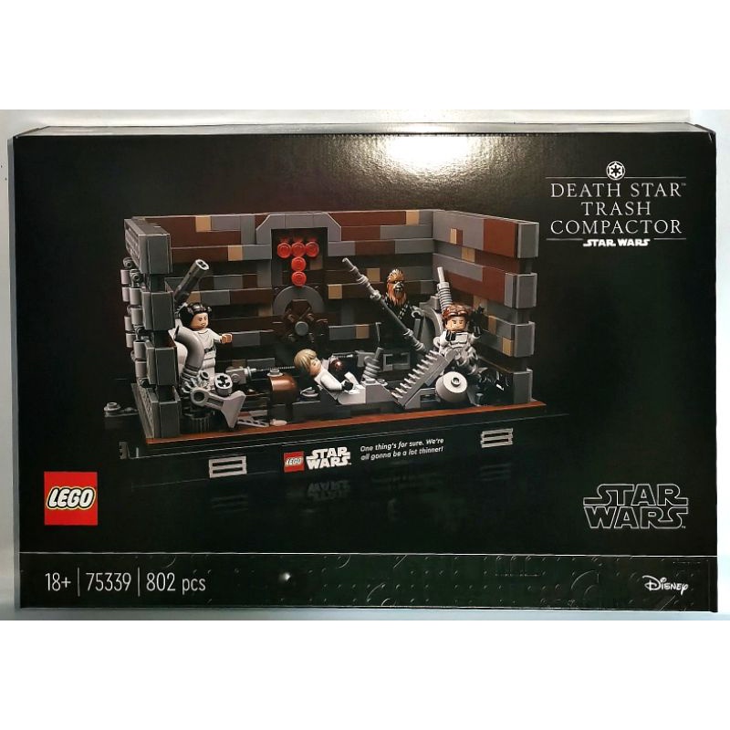 Death Star Trash Compactor Diorama 75339 2024