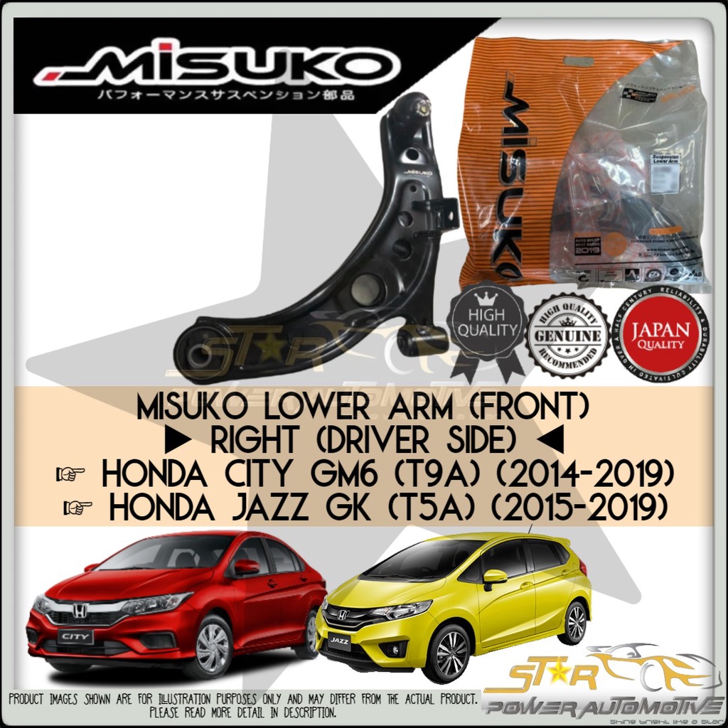 MISUKO Honda City GM6 T9A / Jazz GK T5A (20142019) Premium Lower