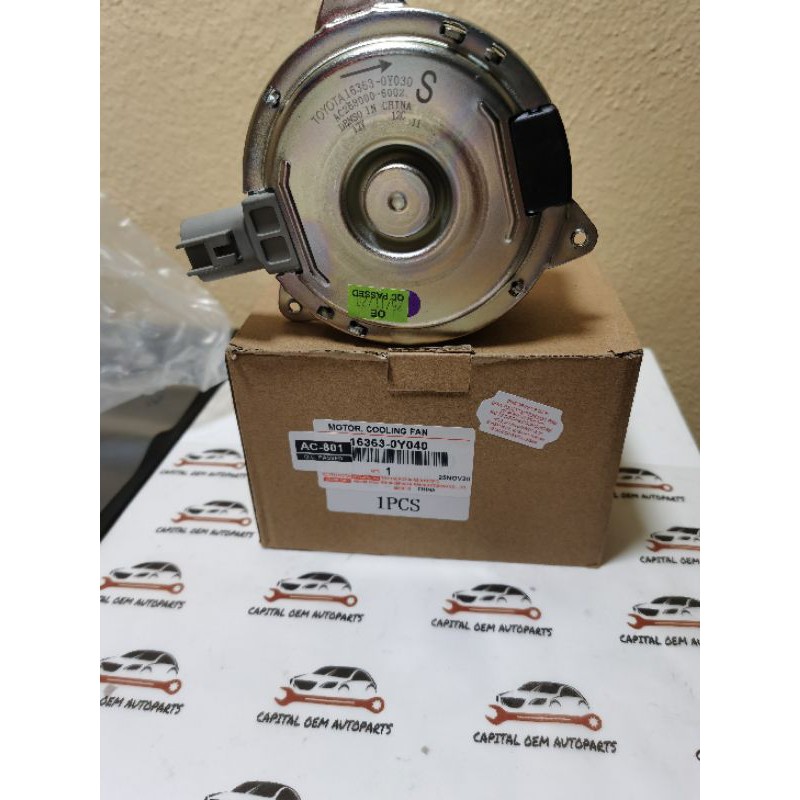 TOYOTA RADIATOR FAN MOTOR VIOS NCP150 NSP151 2013-2019 SIENTA PARTS ...