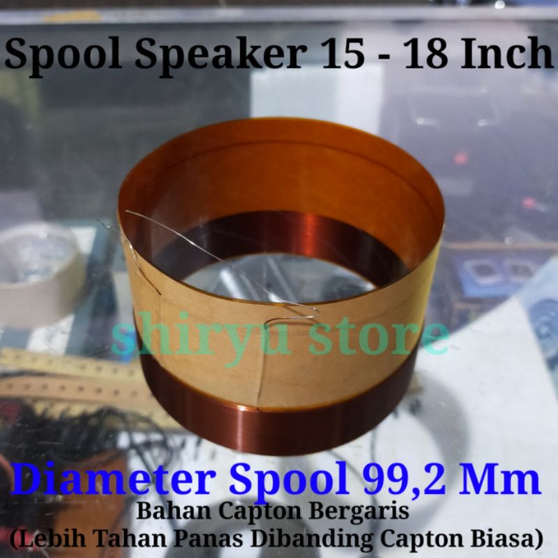 Spool Voice Coil Speaker 15 18 Inch 4 Inch Spool 99.2 992 Mm 99.2Mm ...