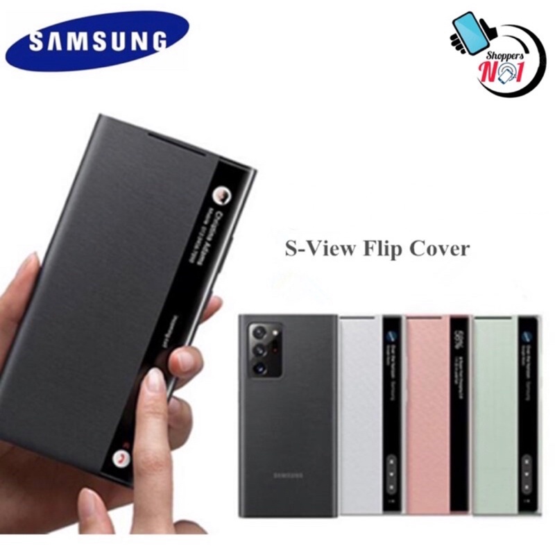 [100% Original] Clear View Cover Case For Galaxy S21 Ultra / Note 20 ...