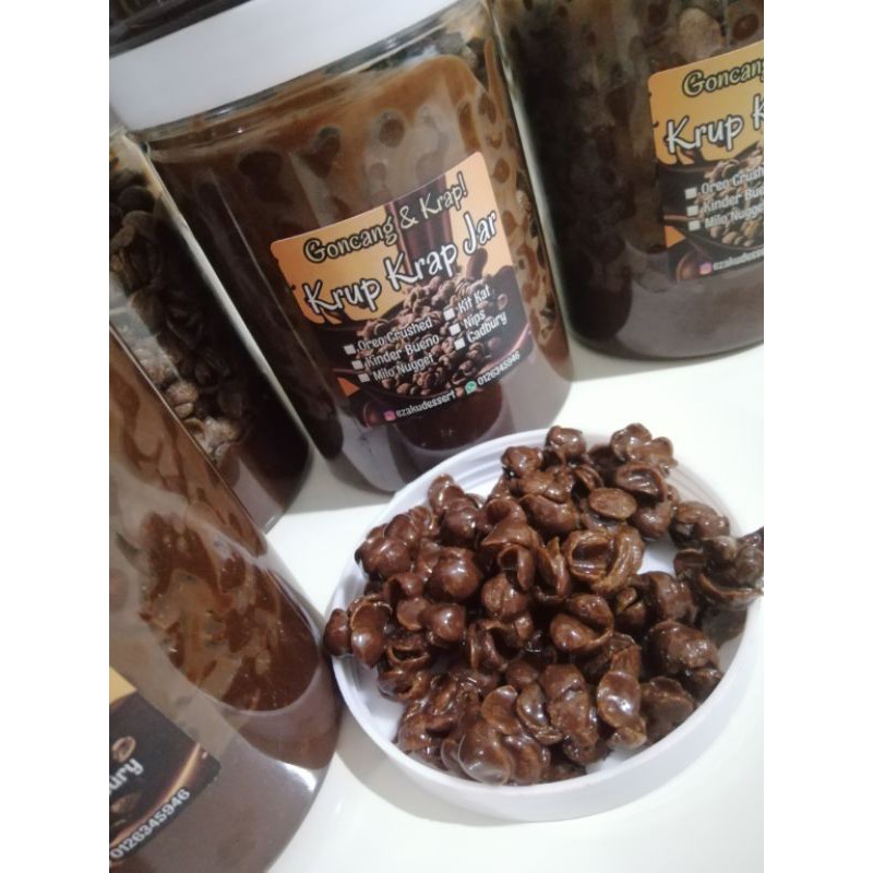 CHOCO JAR KRUP KRAP MINI COCO CRUNCH *FREE TOPPING OREO CRUSHED ...