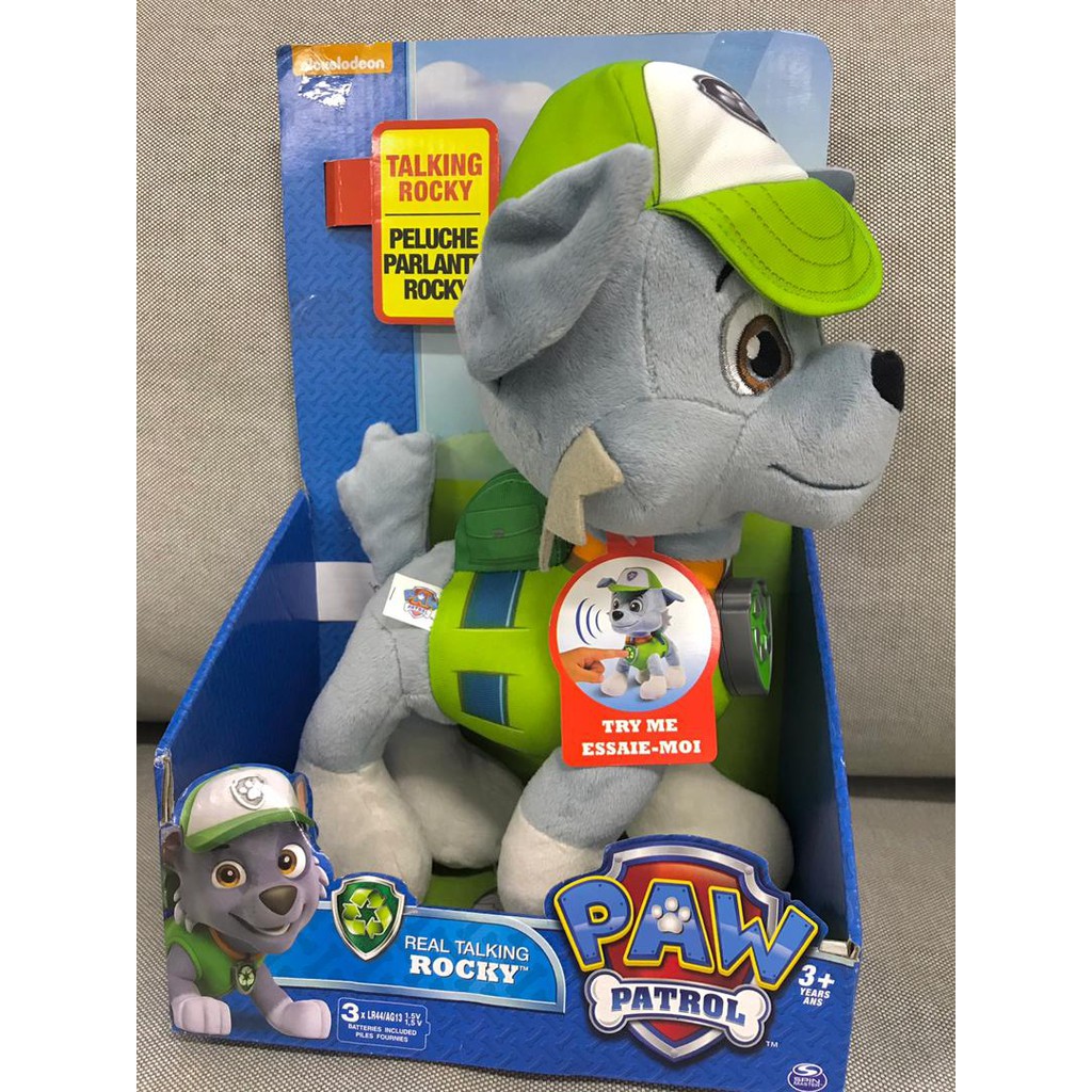 Talking rocky store paw patrol